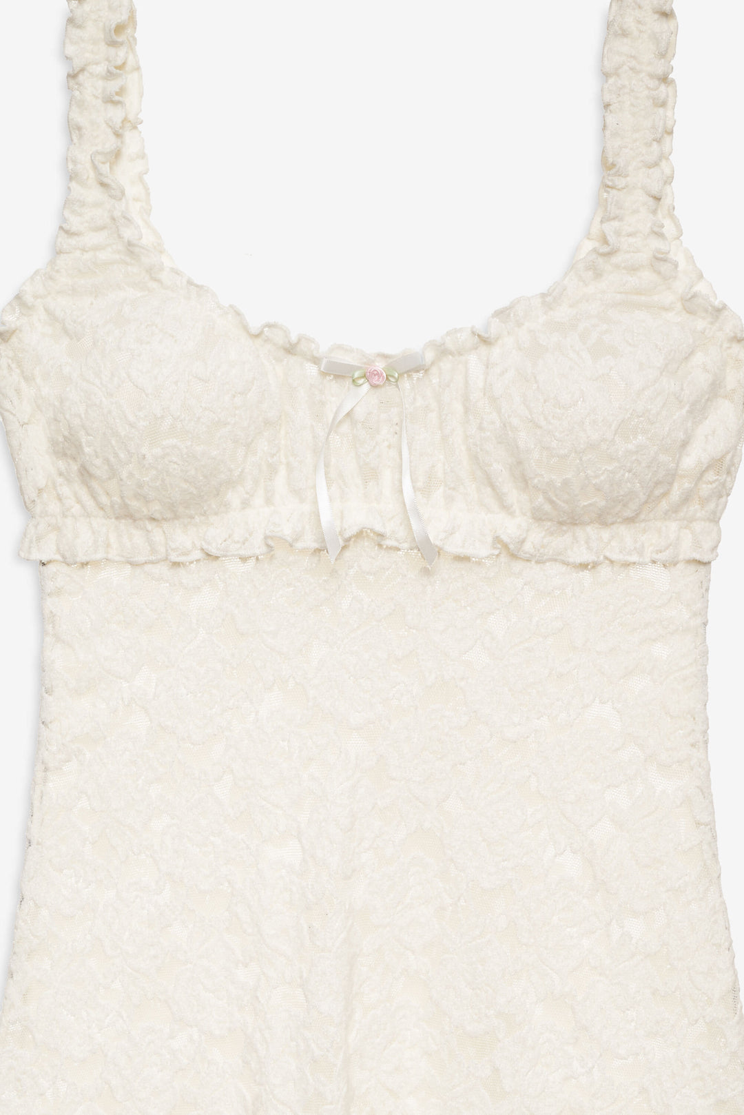 For Love and Lemons - Cloud Lace Slip Dress - White