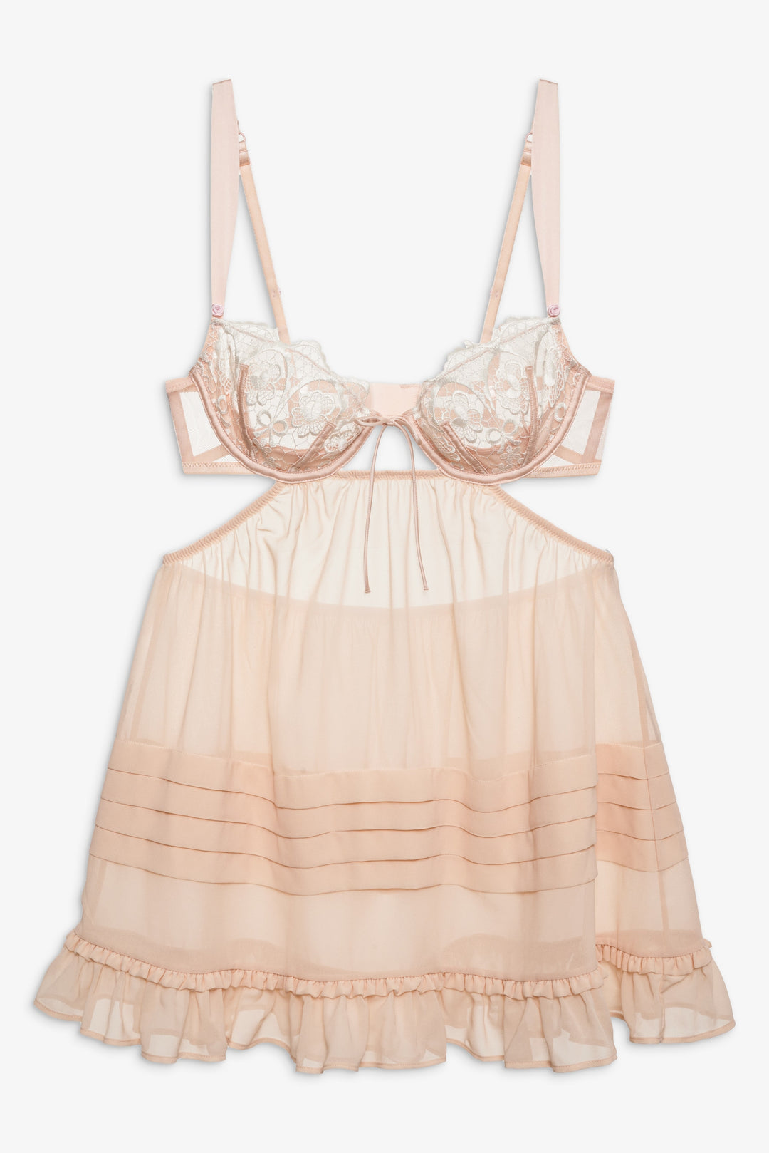 For Love and Lemons - Tea Cake Lace Slip Dress - White