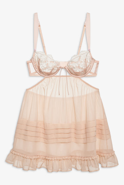 For Love and Lemons - Tea Cake Lace Slip Dress - White