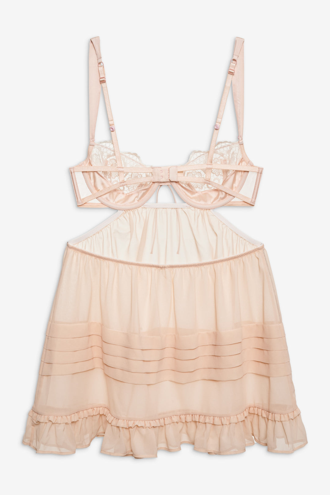 For Love and Lemons - Tea Cake Lace Slip Dress - White