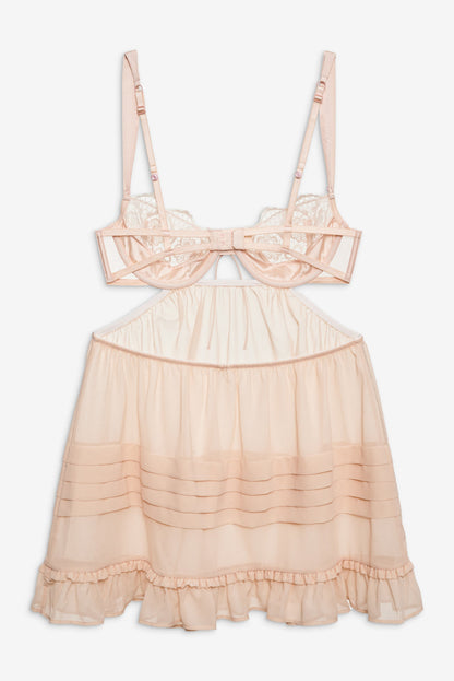 For Love and Lemons - Tea Cake Lace Slip Dress - White