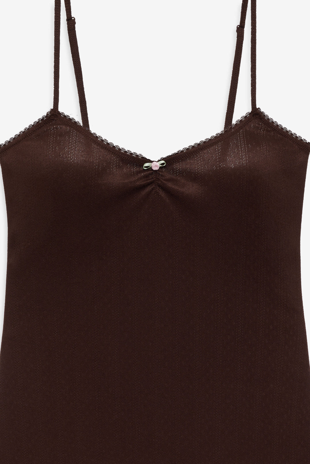 For Love and Lemons - Elliana Slip Dress - Chocolate