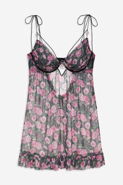 For Love and Lemons - Ciara Slip Dress - Black