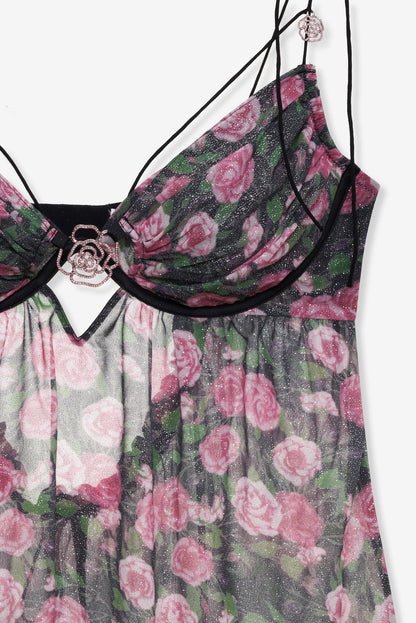 For Love and Lemons - Ciara Slip Dress - Black