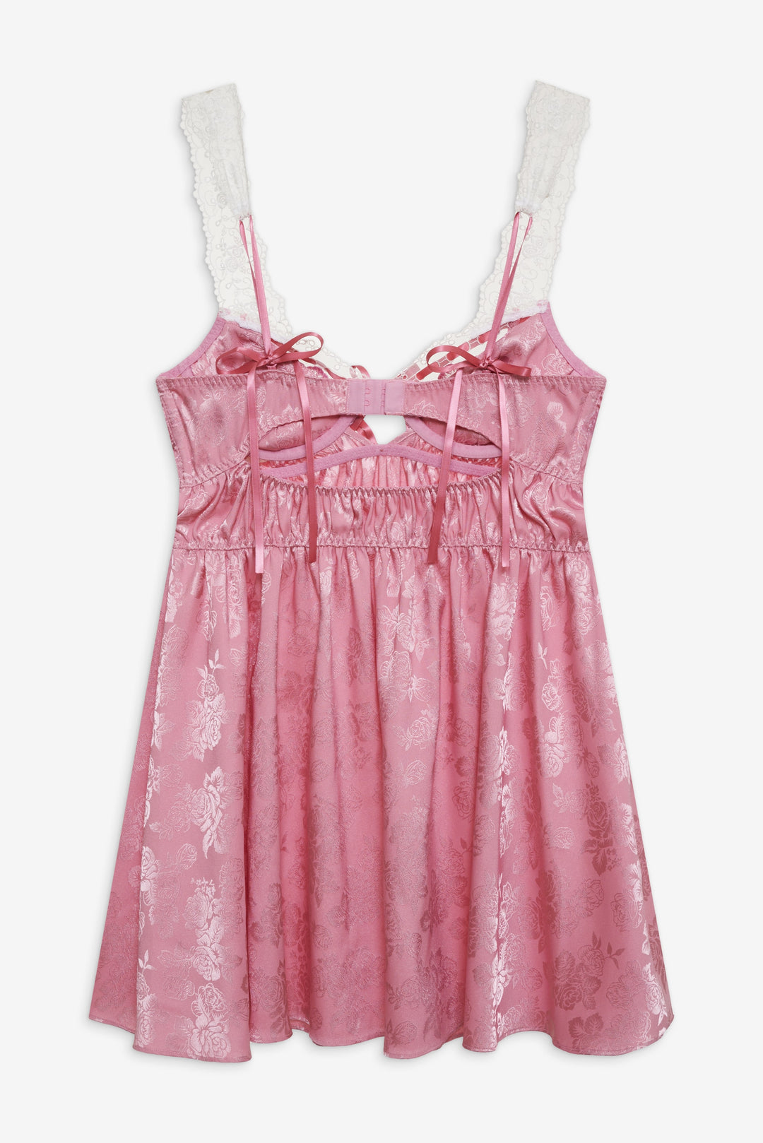 For Love and Lemons - Rose Milk Eyelet Slip Dress - Pink