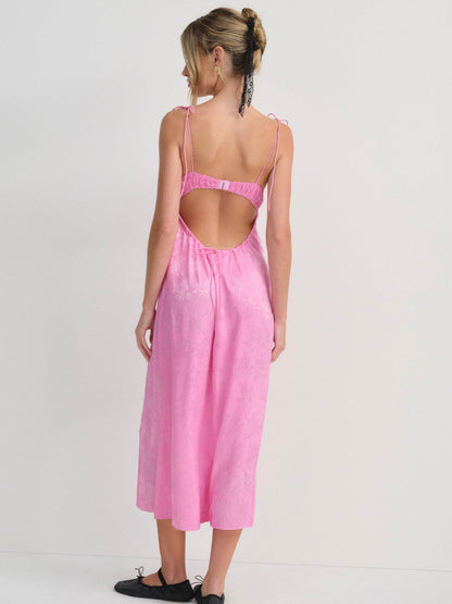 For Love and Lemons - Maye Embroidered Slip Dress - Pink