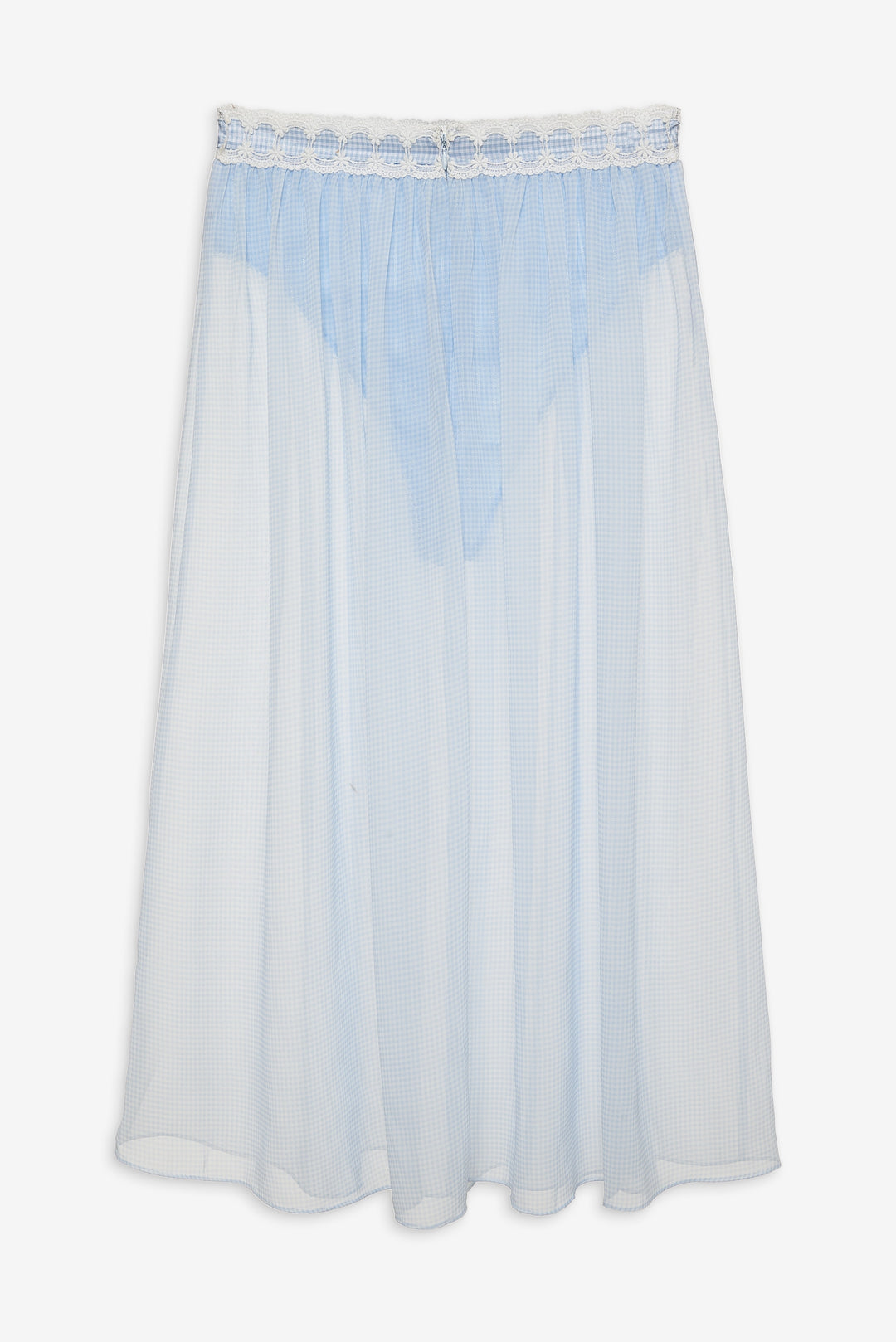 For Love and Lemons - Dainty Doily Midi Skirt - Blue