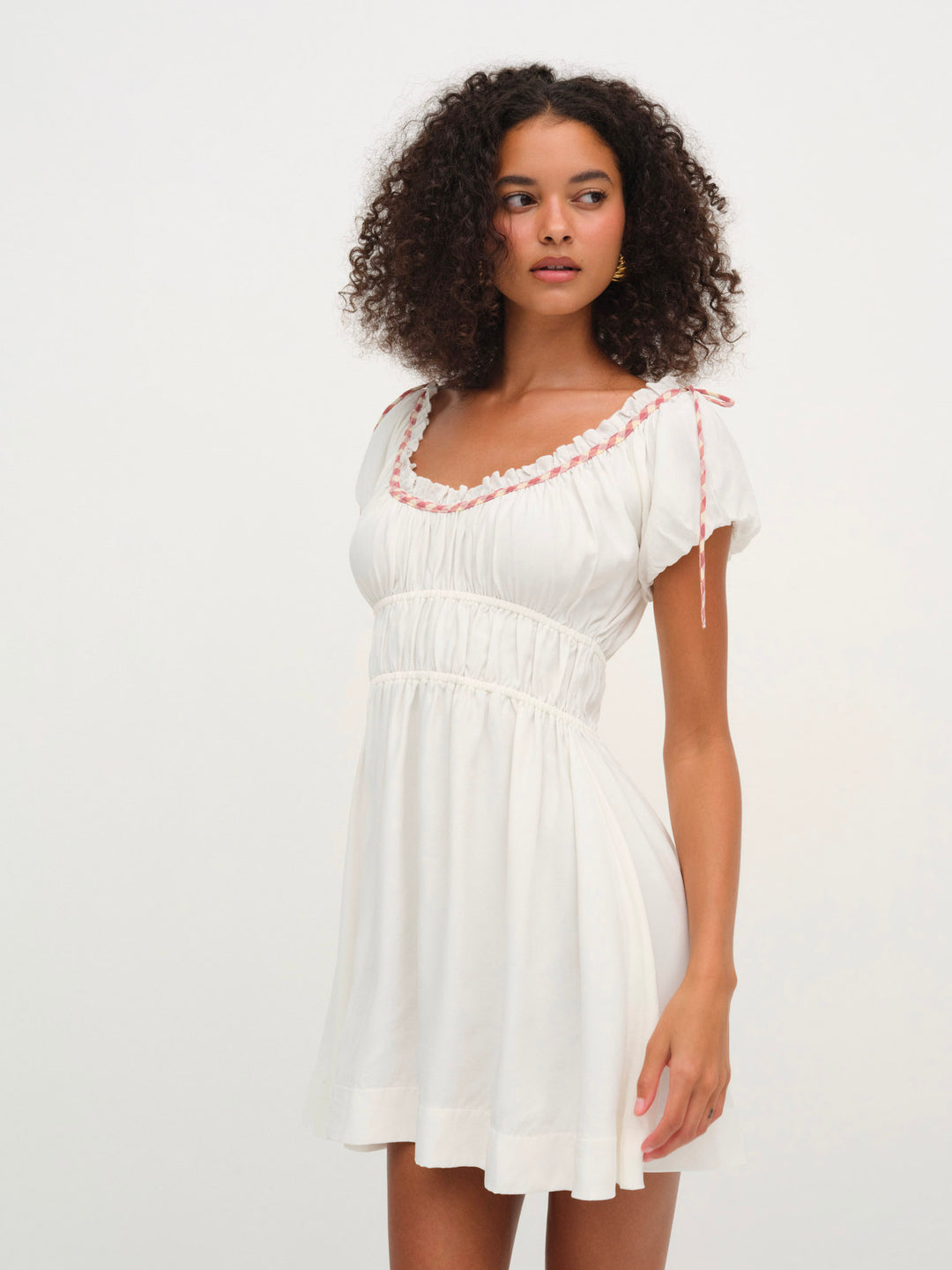 For Love and Lemons - Georgia Corset Slip Dress - Red