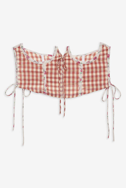 For Love and Lemons - Georgia Corset Slip Dress - Red