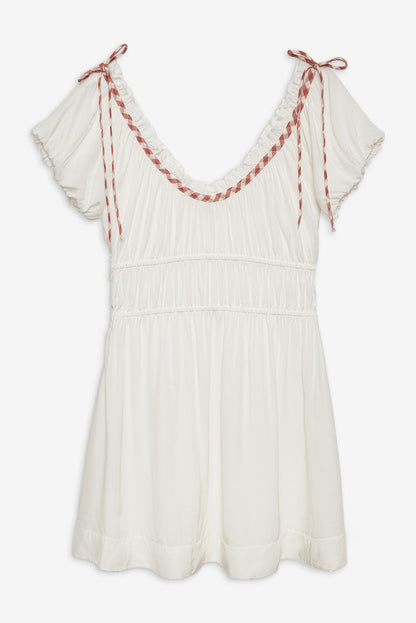 For Love and Lemons - Georgia Corset Slip Dress - Red