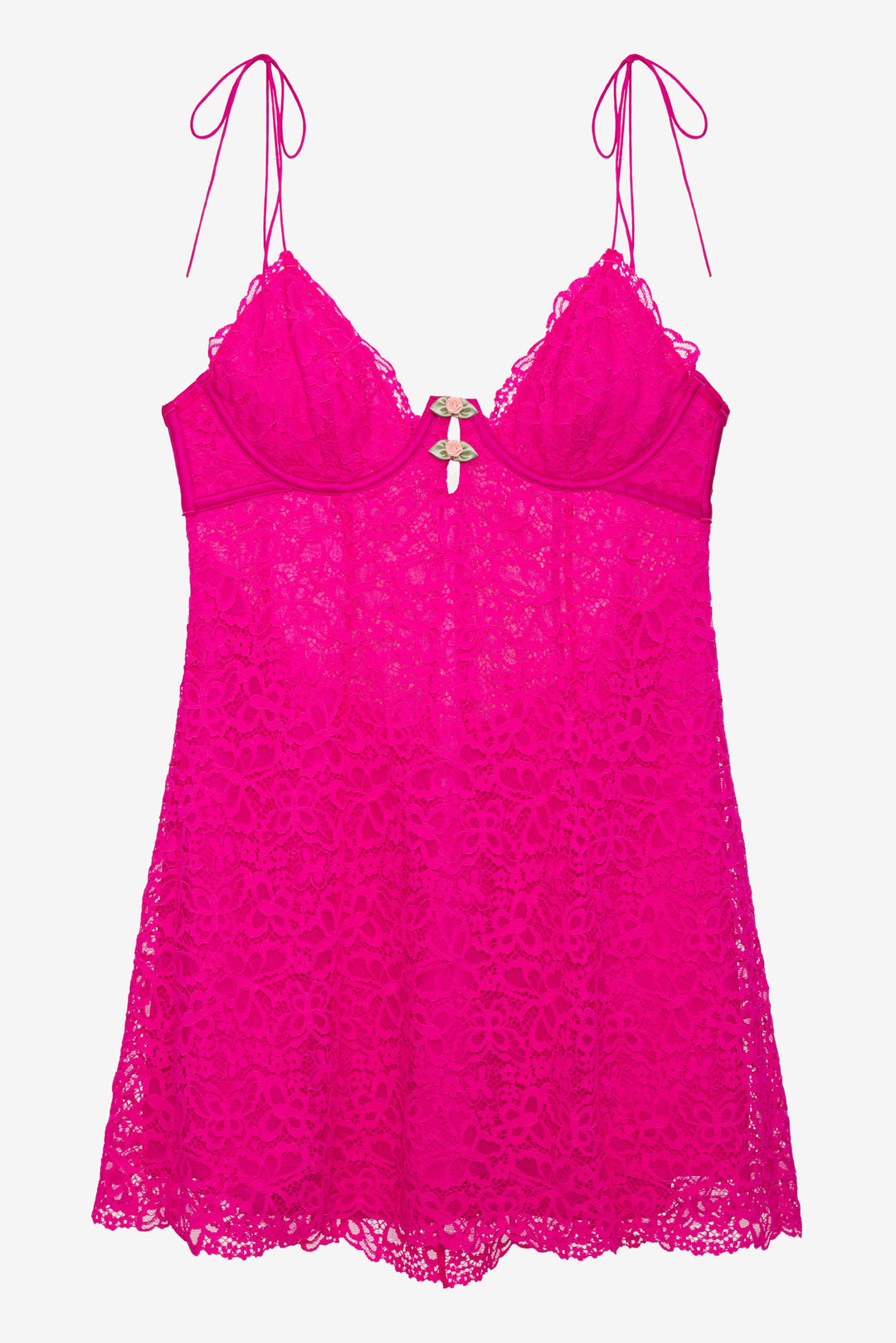 For Love and Lemons - Creamsicle Lace Slip Dress - Pink