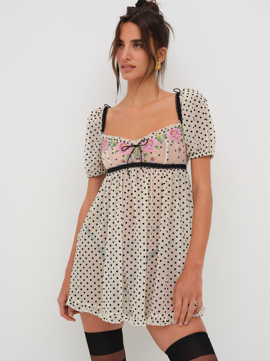 For Love and Lemons - Joannie Slip Dress - Pink