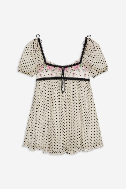 For Love and Lemons - Joannie Slip Dress - Pink