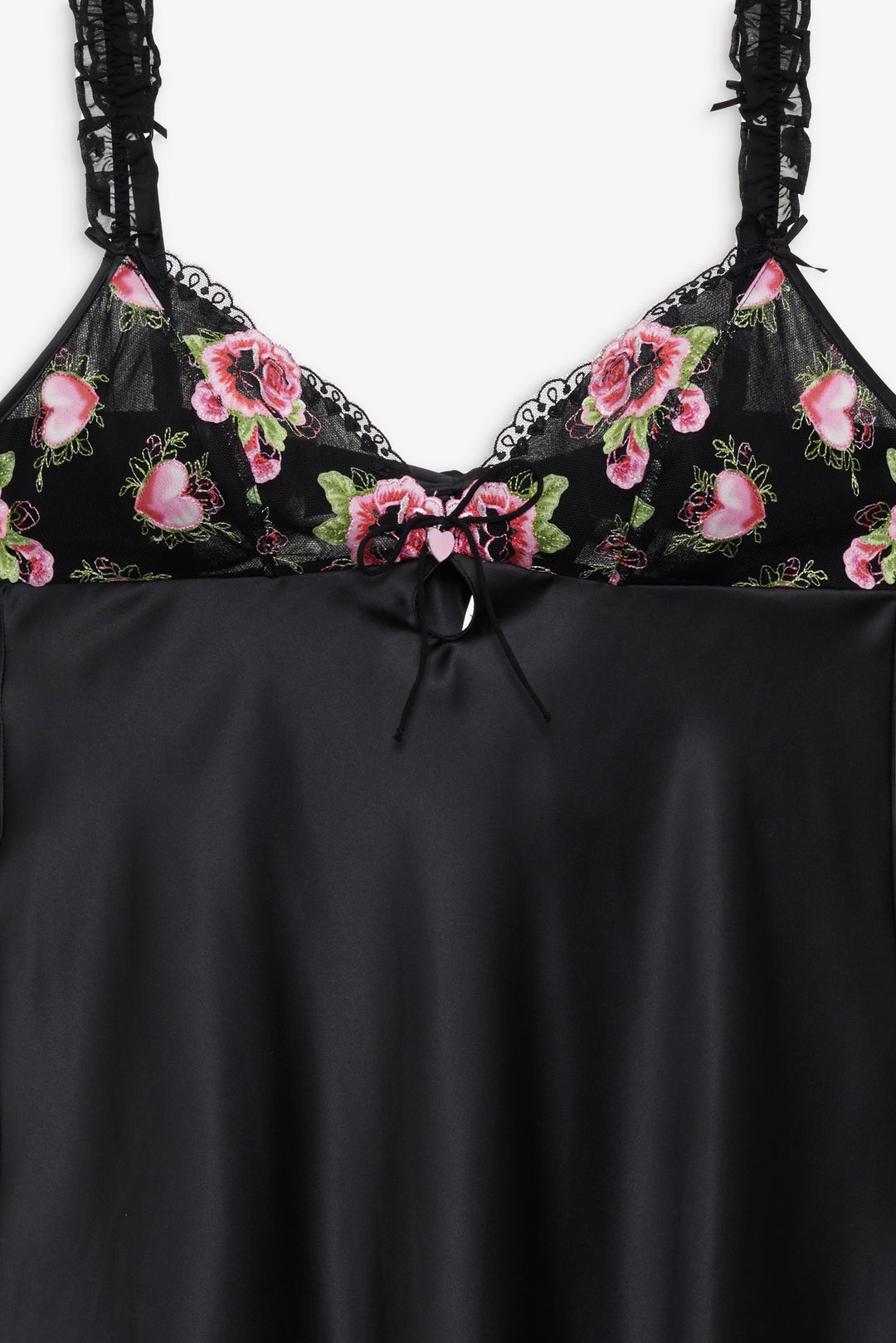 For Love and Lemons - Love Garden Slip Dress - Black