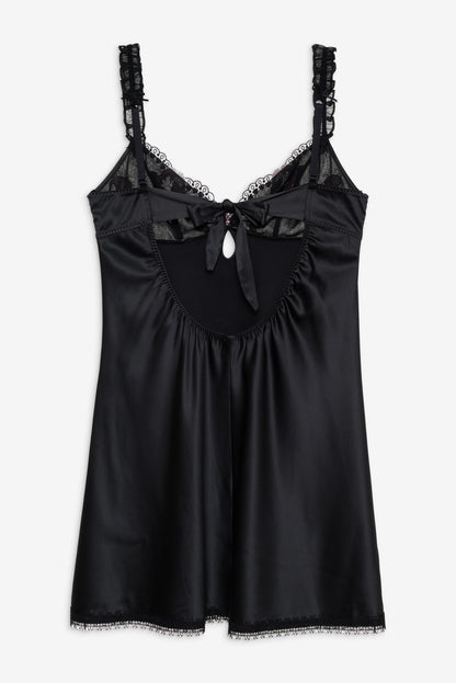 For Love and Lemons - Love Garden Slip Dress - Black