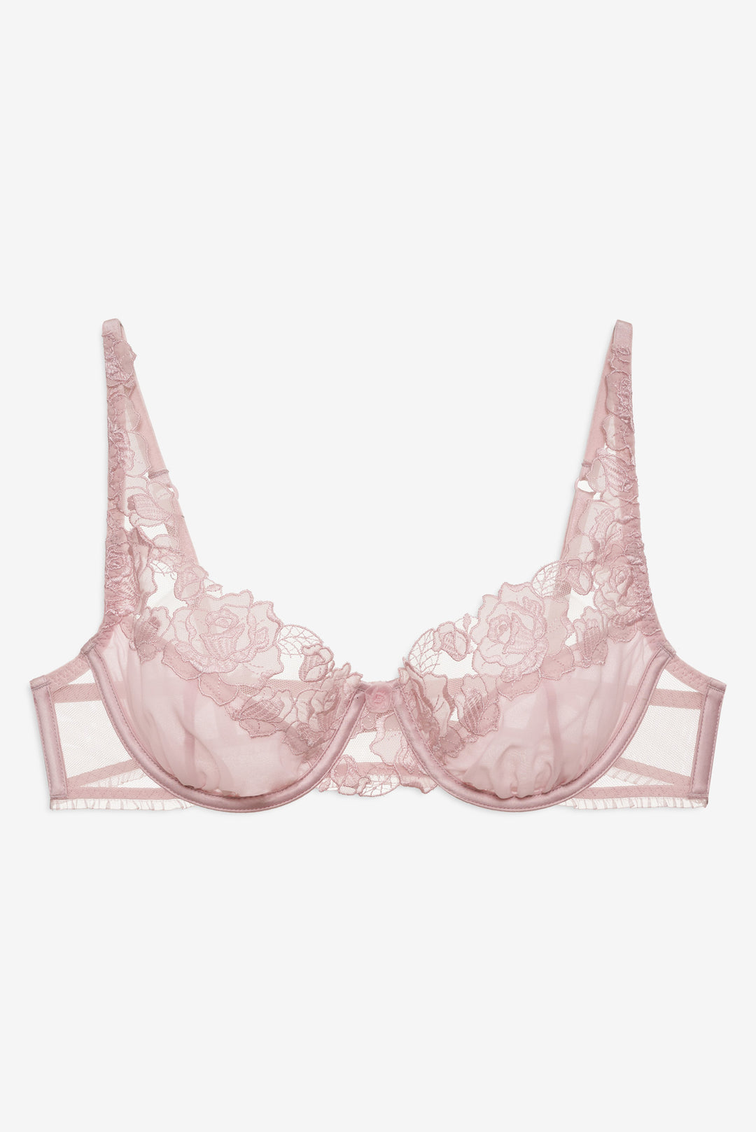 For Love and Lemons - Blissful Blooms Underwire Bra - Pink