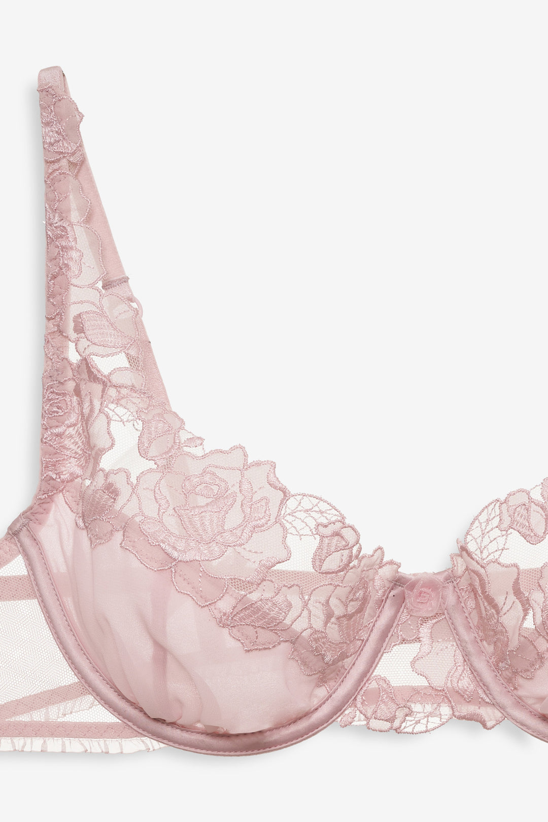 For Love and Lemons - Blissful Blooms Underwire Bra - Pink