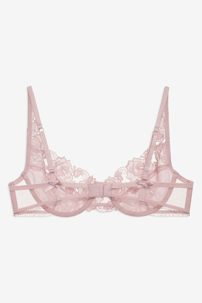 For Love and Lemons - Blissful Blooms Underwire Bra - Pink