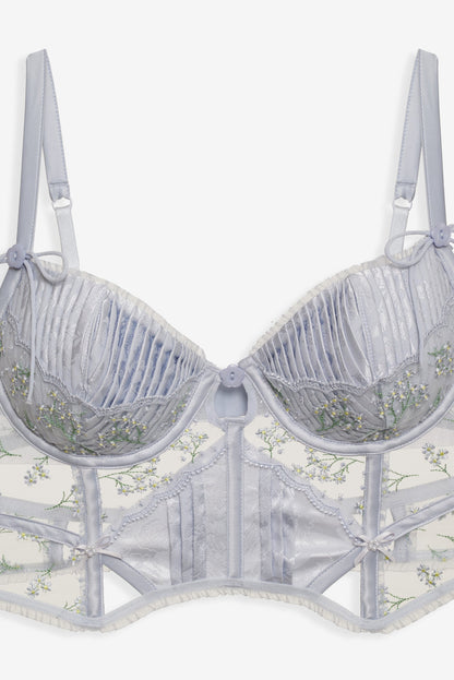 For Love and Lemons - Baby's Breath Bustier - Blue