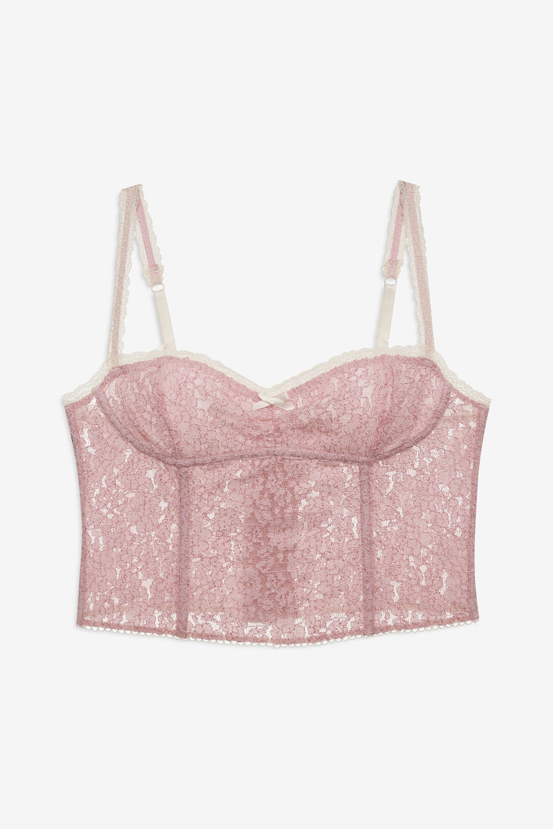 For Love and Lemons - Pamela Stretch Bustier - Pink