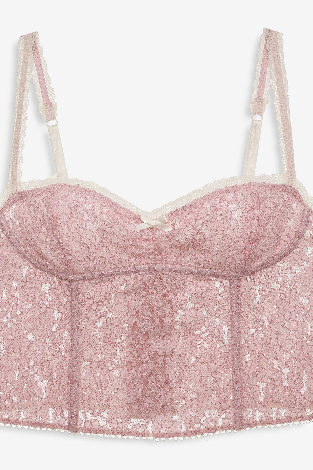 For Love and Lemons - Pamela Stretch Bustier - Pink