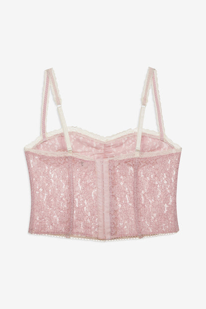 For Love and Lemons - Pamela Stretch Bustier - Pink
