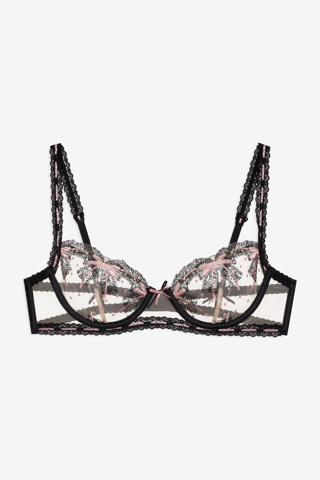 For Love and Lemons - Love Letters Underwire Bra - Black