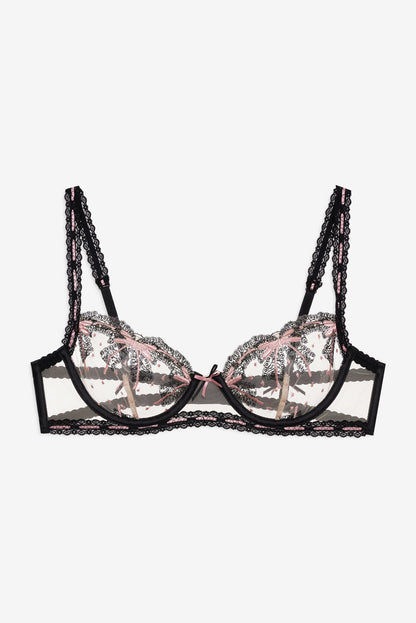 For Love and Lemons - Love Letters Underwire Bra - Black