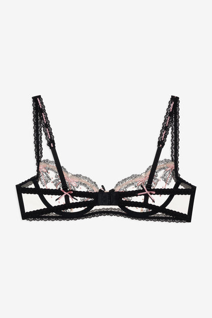 For Love and Lemons - Love Letters Underwire Bra - Black