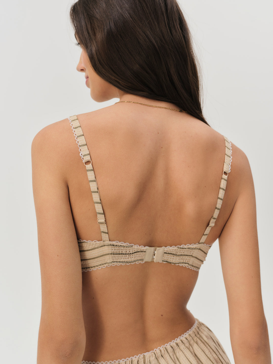 For Love and Lemons - Mindy Underwire Bra - Brown