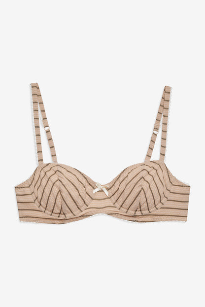 For Love and Lemons - Mindy Underwire Bra - Brown