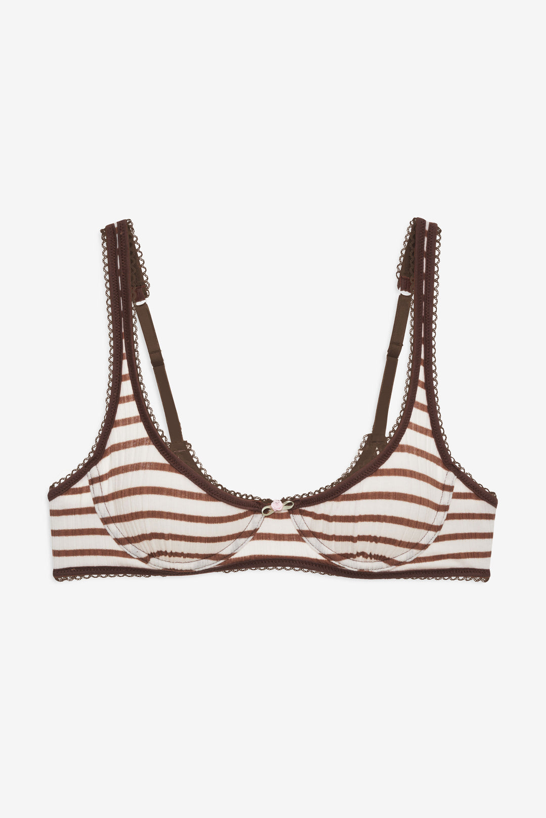 For Love and Lemons - Bella Underwire Bra - Brown