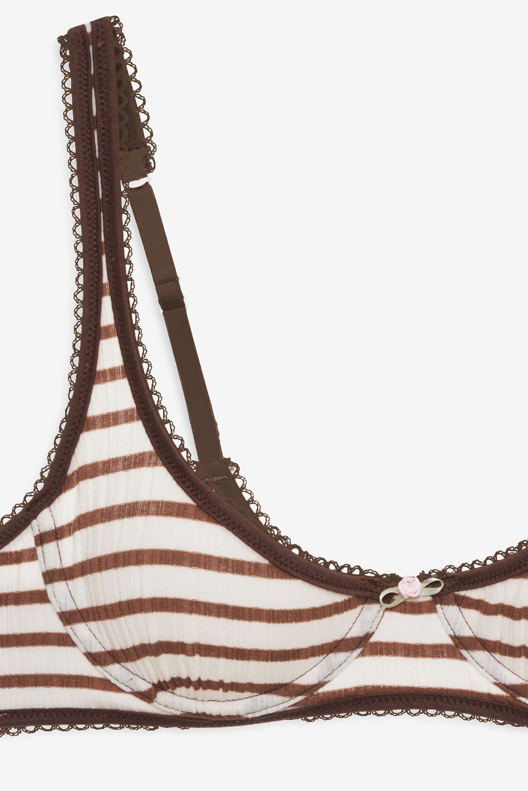 For Love and Lemons - Bella Underwire Bra - Brown