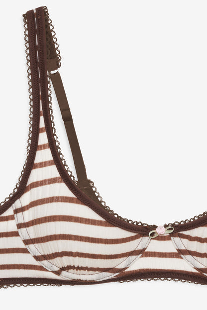 For Love and Lemons - Bella Underwire Bra - Brown