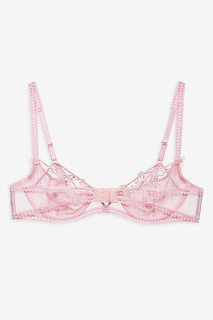 For Love and Lemons - Dainty Daphne Underwire Bra - Pink