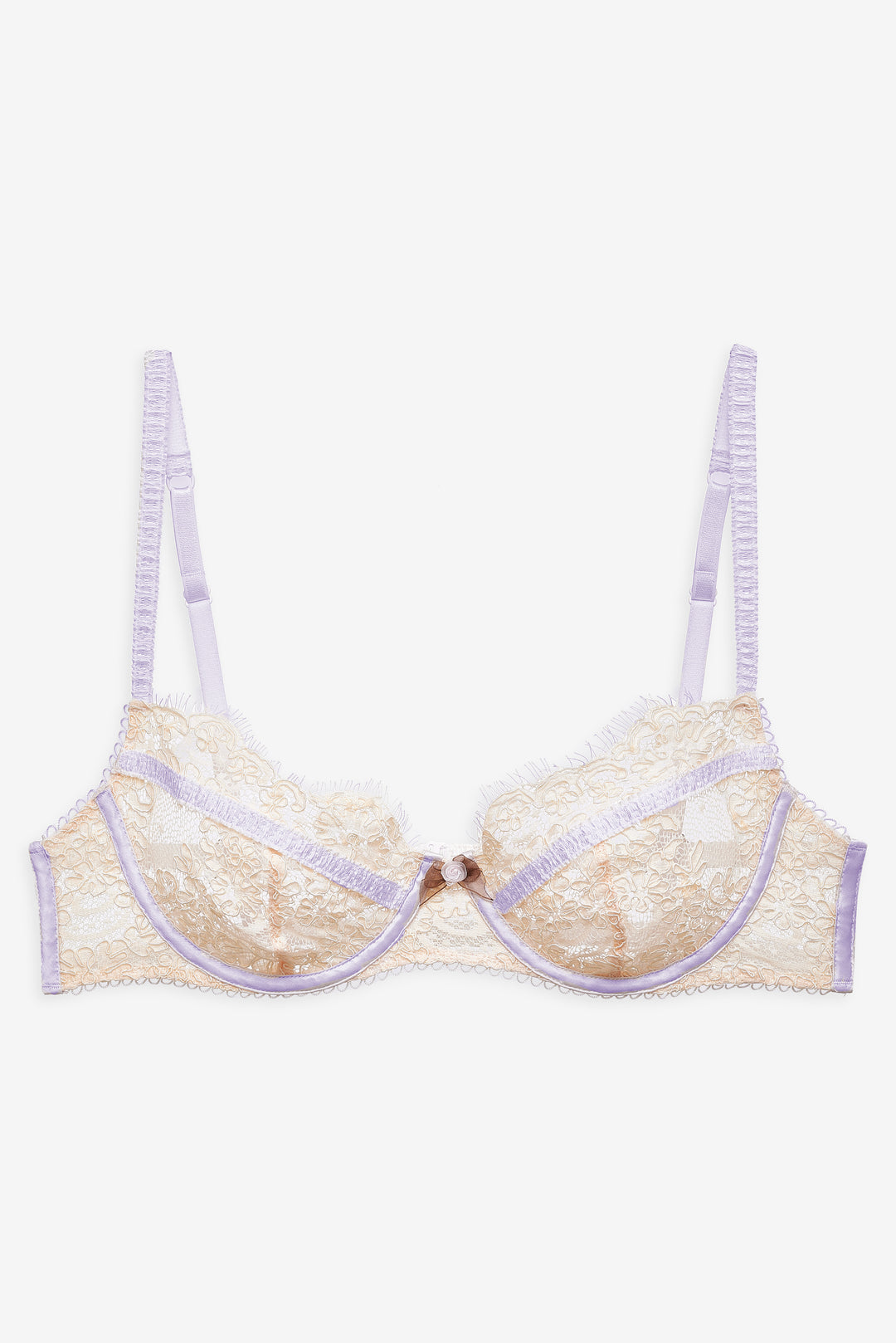 For Love and Lemons - Victoria Lace Underwire Bra - Cream