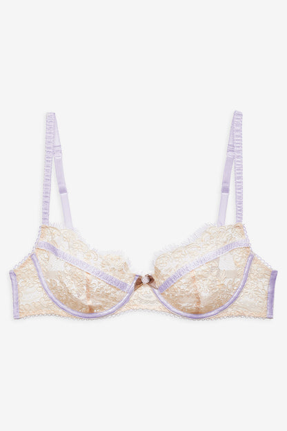For Love and Lemons - Victoria Lace Underwire Bra - Cream
