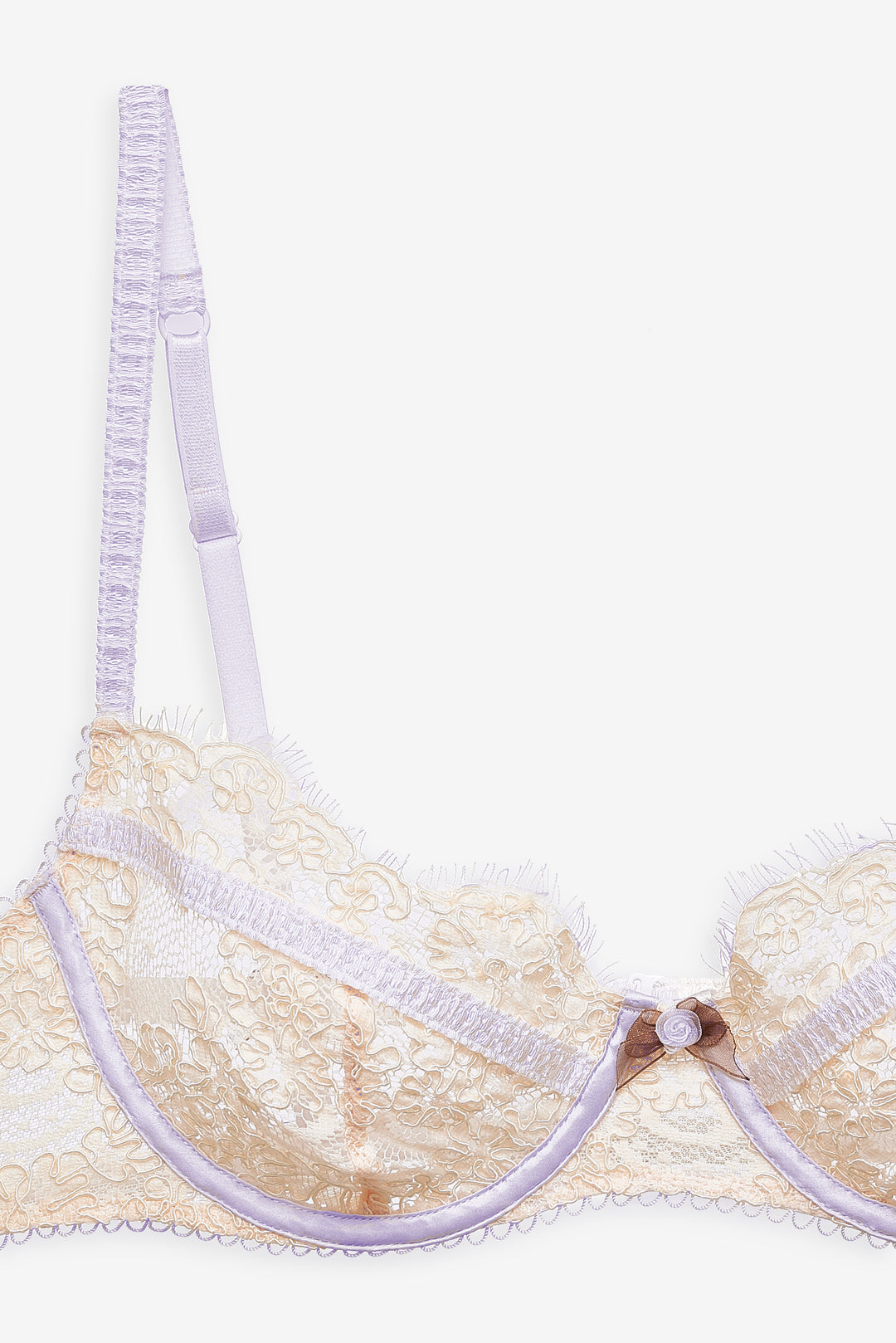 For Love and Lemons - Victoria Lace Underwire Bra - Cream
