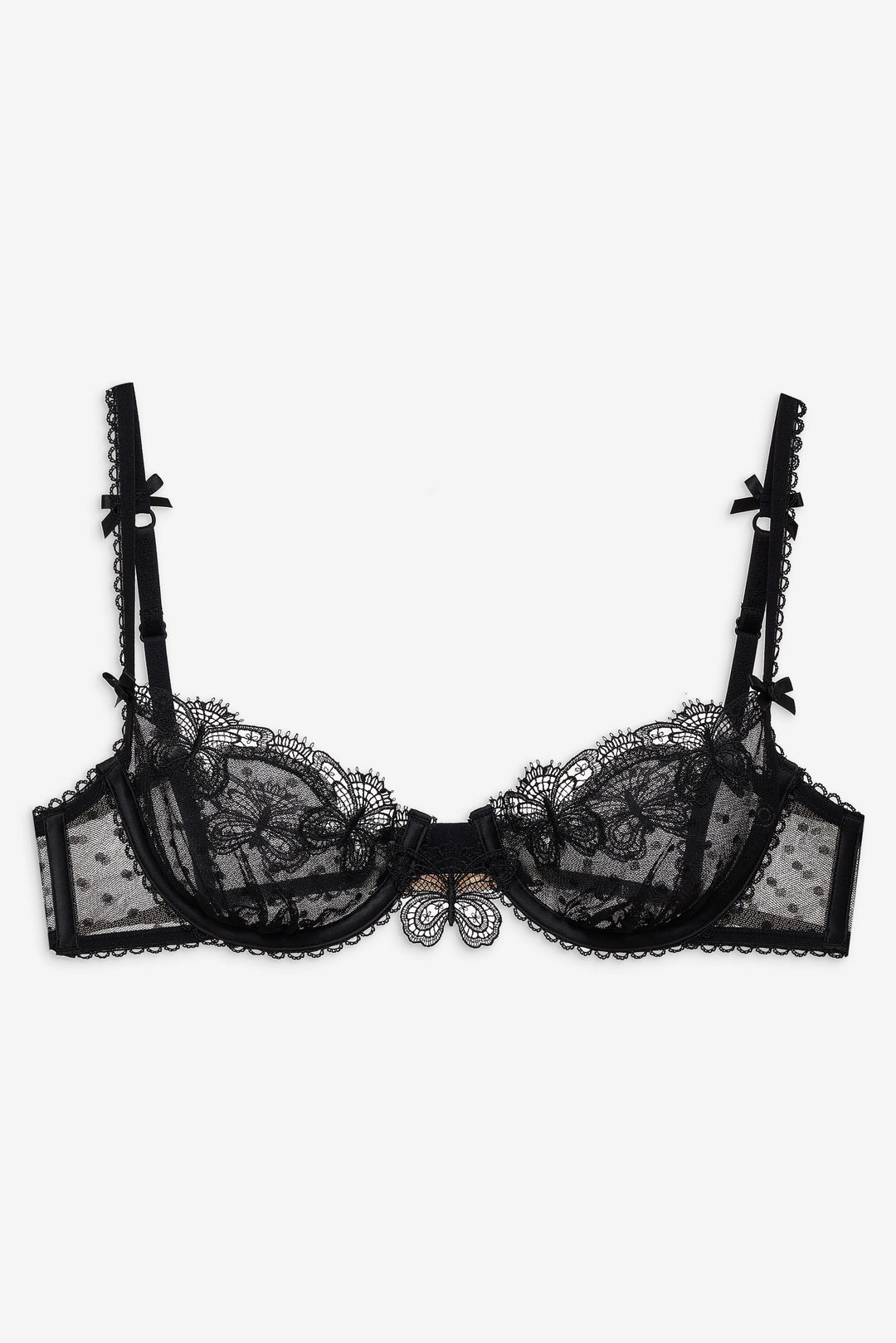 For Love and Lemons - Papillon Underwire Bra - Black