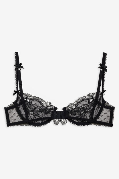 For Love and Lemons - Papillon Underwire Bra - Black