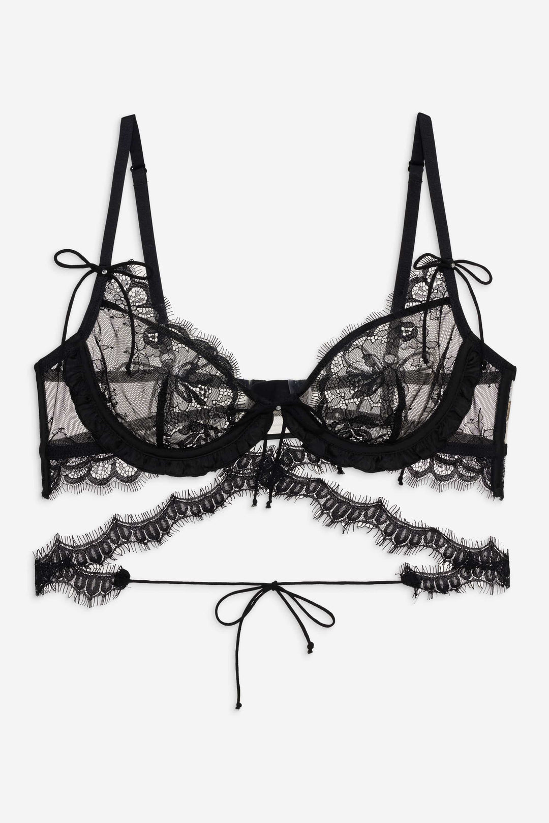 For Love and Lemons - Sonja Underwire Bra - Black