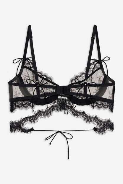 For Love and Lemons - Sonja Underwire Bra - Black