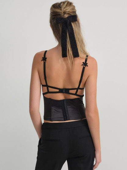 For Love and Lemons - Papillon Bustier - Black