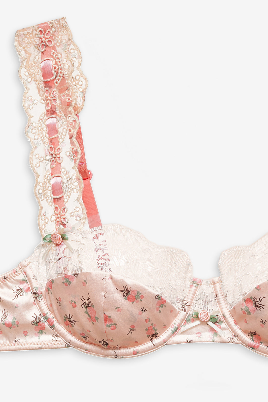 For Love and Lemons - Peaches & Cream Underwire Bra - Peach