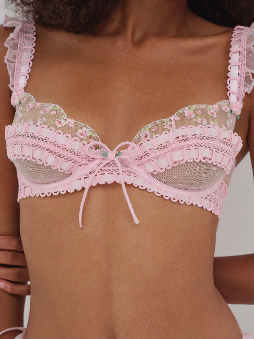 For Love and Lemons - Pinkaboo Underwire Bra - Pink