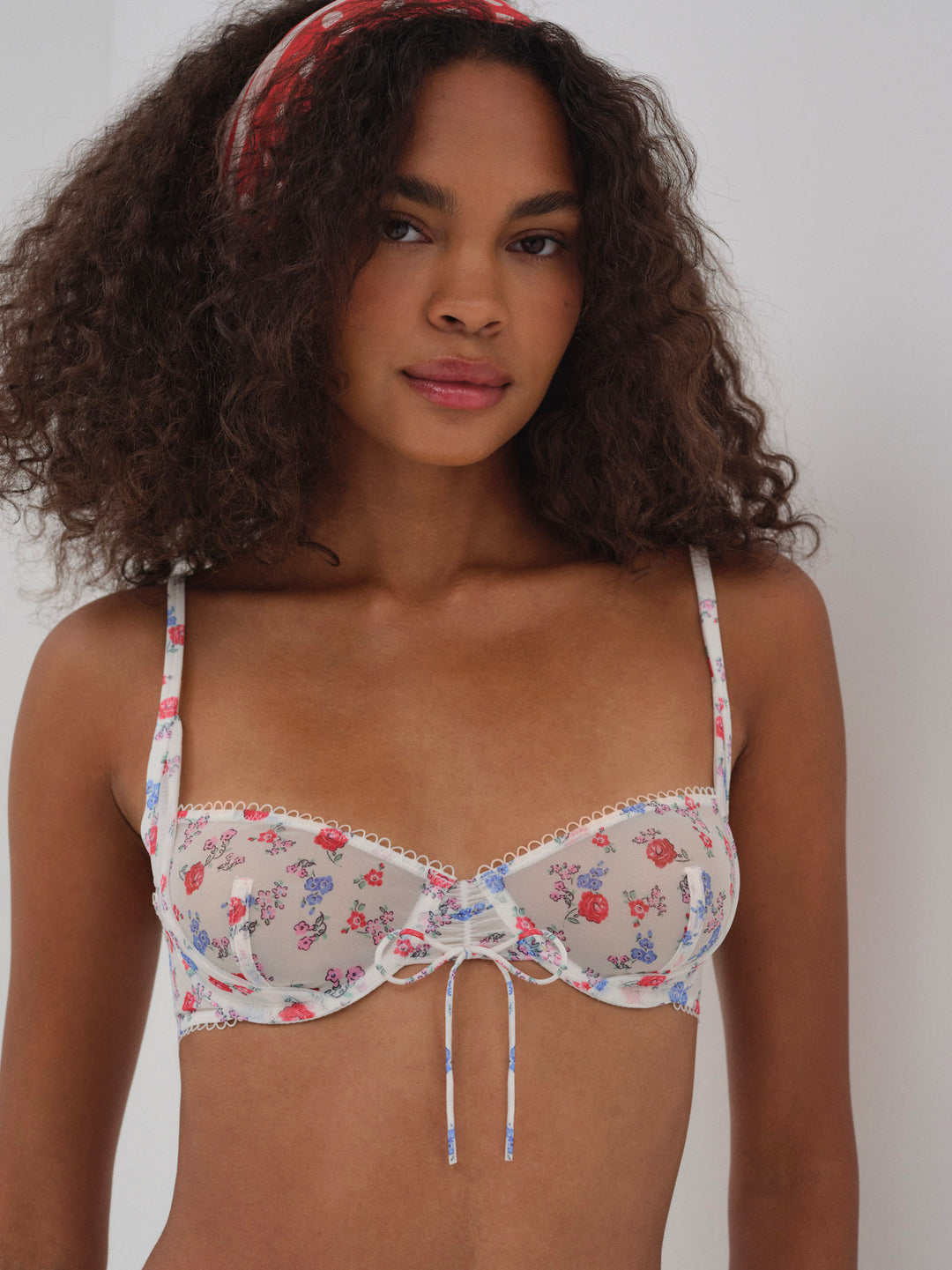 For Love and Lemons - Lottie Bra - Red
