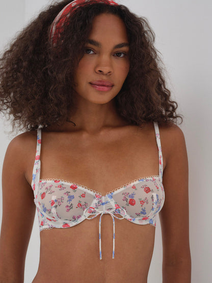 For Love and Lemons - Lottie Bra - Red