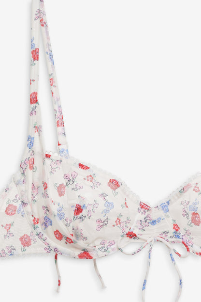 For Love and Lemons - Lottie Bra - Red