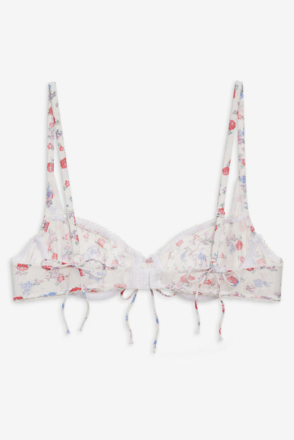 For Love and Lemons - Lottie Bra - Red