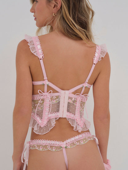 For Love and Lemons - Pinkaboo Bustier - Pink